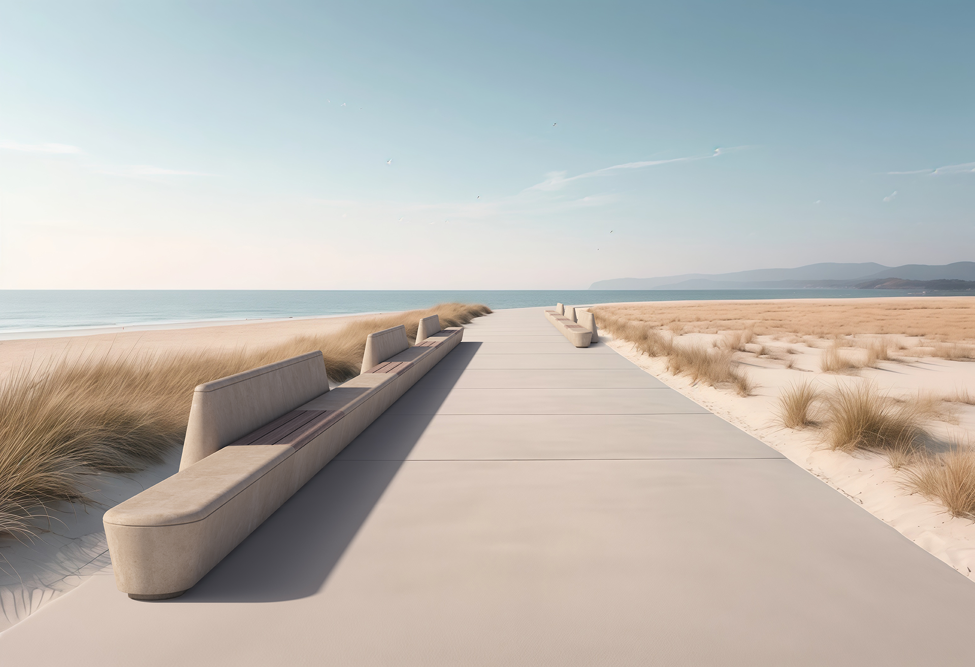 Lieu de repos au bord de la mer